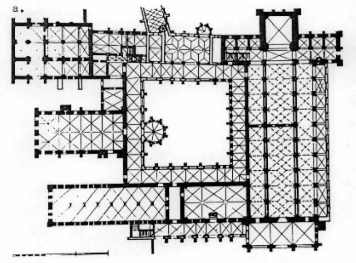 Másrészt kialakult itt a ciszterci kötött építészet jellegzetes itáliai változata (téglából): Chiaravalle Milanese (alap. 1135.