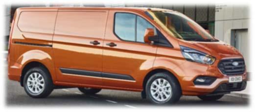 Új Ford Transit Custom Áruszállítók (N1) 2018.75ös modellév 2018/5. Érvényes: 2018. december 1i számlázástól Áruszállítók (N1) FWD FWD Tengelytáv Raktér m 3 L1H1 6,0 L2H1 6.8 L1H1 3.5 L2H1 4.