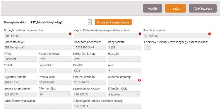 változtatható o javítást követően mentés, majd ablak bezárása - minden más adatban történő javítás