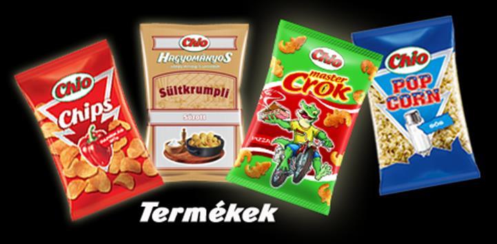 Az Instersnack Magyarország Kft. hazánkban piacvezető a sós snack termékek kategóriájában, legismertebb márkája a Chio.