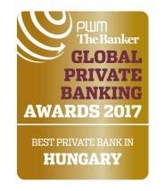Legjobb privátbanki szolgáltató Magyarországon (The Banker) 2018 Év
