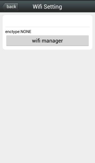 . Válassza ki a Wi-fi Setting opciót, hogy