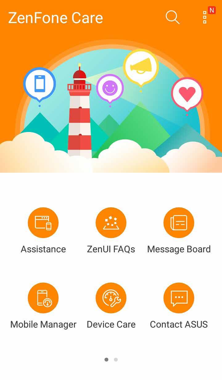 ZenFone Care Válaszokat találhat a GYIK (Gyakran ismétlődő kérdések) szakaszban, új frissítésekről értesülhet a hírek részben, vagy közvetlenül kapcsolatba léphet más Zen UI-felhasználókkal, és