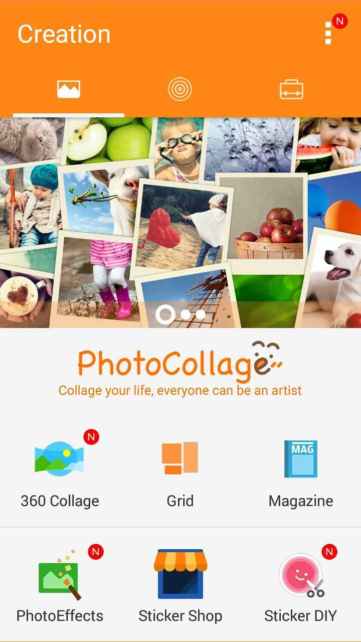 PhotoCollage Használja a PhotoCollage alkalmazást kollázs létrehozásához fotógyűjteménye darabjaiból.