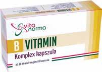 1027 Budapest, Bem József út 9 2480012 (CPNP) Vitanorma B-vitamin -30% komplex kapszula 30 db