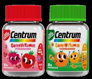 Ajánlott mennyiség csupán napi 1 gumivitamin.