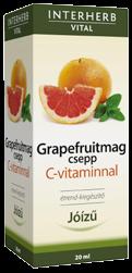 További Alma akciók -25% -40% -25% -22% Interherb Grapefruitmag csepp C-vitaminnal, 20 ml A grapefruitmagban lévő flavonoidok