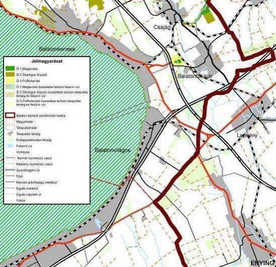 BALATONVILÁGOS TELEPÜLÉSSZERKEZETI TERV VIZSGÁLAT 12/53 Az eltérések jogszabályi okai: ha % határozat rendelet T 2,39 0,30 Ady-Temető-Balogh lakóter. 417/2003 (XI.25.) 24/2003 (XII.10.