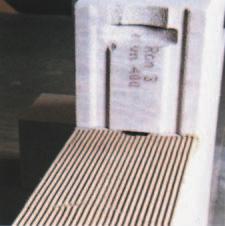 A nútféderes elemek esetében vékonyágyazatú falazóhabarcs használata szükséges. Ezeknél az elemeknél a függőleges fugákat nem kell kitölteni falazóhabarccsal.