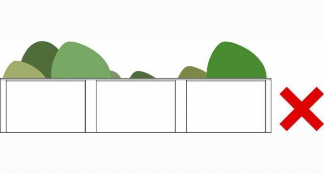 Kerítés A településrészen az áttört kerítések telepítése ajánlott. A településrészre a betonalapzatú, fa léces kerítés a jellemző.