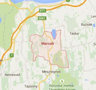 Település adatok Önkormányzat neve, címe: Pozíció Marcali Város Önkormányzata 8700 Marcali, Rákóczi u. 11. Forrás: maps.google.