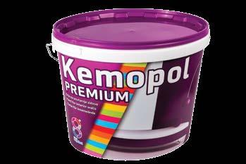 KEMOPOL PREMIUM beltéri falfesték TOP MAT beltéri matt fal-lakk Mosásálló bevonat Nagy kiadósság Cseppmentes festés 0,75 l / 2 l / 5 l / 15 l Teljes