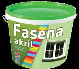 Nagy fedőképesség Cseppmentes festés Erős színekhez is Szórással is felhordható Ipari környezetbe is BRAVO FAS homlokzatfesték FASENA silikon szilikon