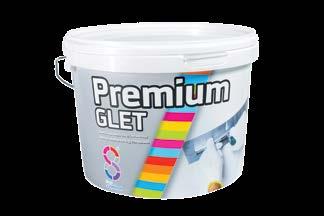 PREMIUM GLET beltéri készglett KEMOPOL PROTECT penészgátló falfesték Felhasználásra kész Könnyen csiszolható 1 kg / 3 kg / 8