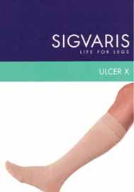 SIGVARIS ULCER-X használata esetén, a SIGVARIS ULCER-X használatakor az éjszakai fájdalom teljesen megszûnt, míg a rugalmas pólyát használók 40%-a panaszkodott éjszakai fájdalomról.