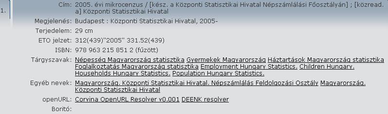 27. kép Tárgyszavazási példa: 2005.