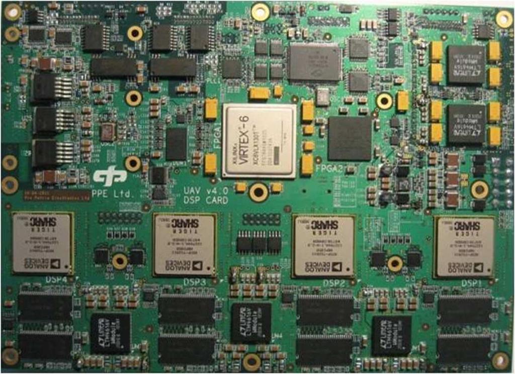 ProPatria Mobil radar központi jelfeldolgozó egysége Heterogén számítási rendszer o4 SHARC DSP + Xilinx V6 FPGA o Xilinx Spartan-6