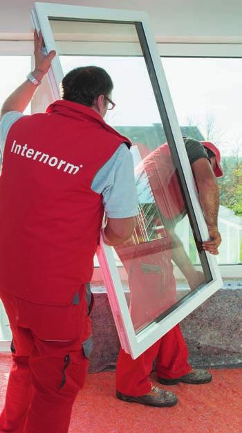 Tökéletes kombinálhatóság Az Internorm ablakok az Internorm termékpaletta minden más termékével tökéletesen kombinálhatóak.