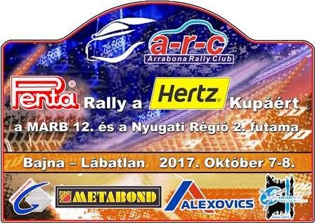 Programfüzet Penta Rally a Hertz kupáért Bajna- ábatlan 2017.