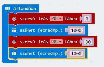 (használom: robotkar, rajzoló gép stb.) Három vezeték csatlakozik a motorhoz: föld, tápellátás, kért pozíció.