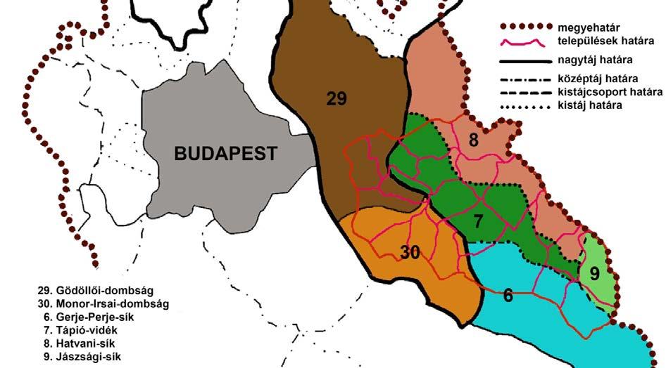 19 2. Helyzetfeltárás 2.1. Természeti-táji adottságok és értékek A fejezet összeállításában főként Dr. Dusek László: A Tápió-mente 17, Gócsáné Dr.