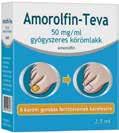 50mg/ml gyógyszeres körömlakk 2,5 ml Az Amorolfin-Teva segít legyőzni a körömgombát!