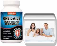 28 féle természetes összetevőből, magas dózisú vitamin, ásványi anyag tartalommal.