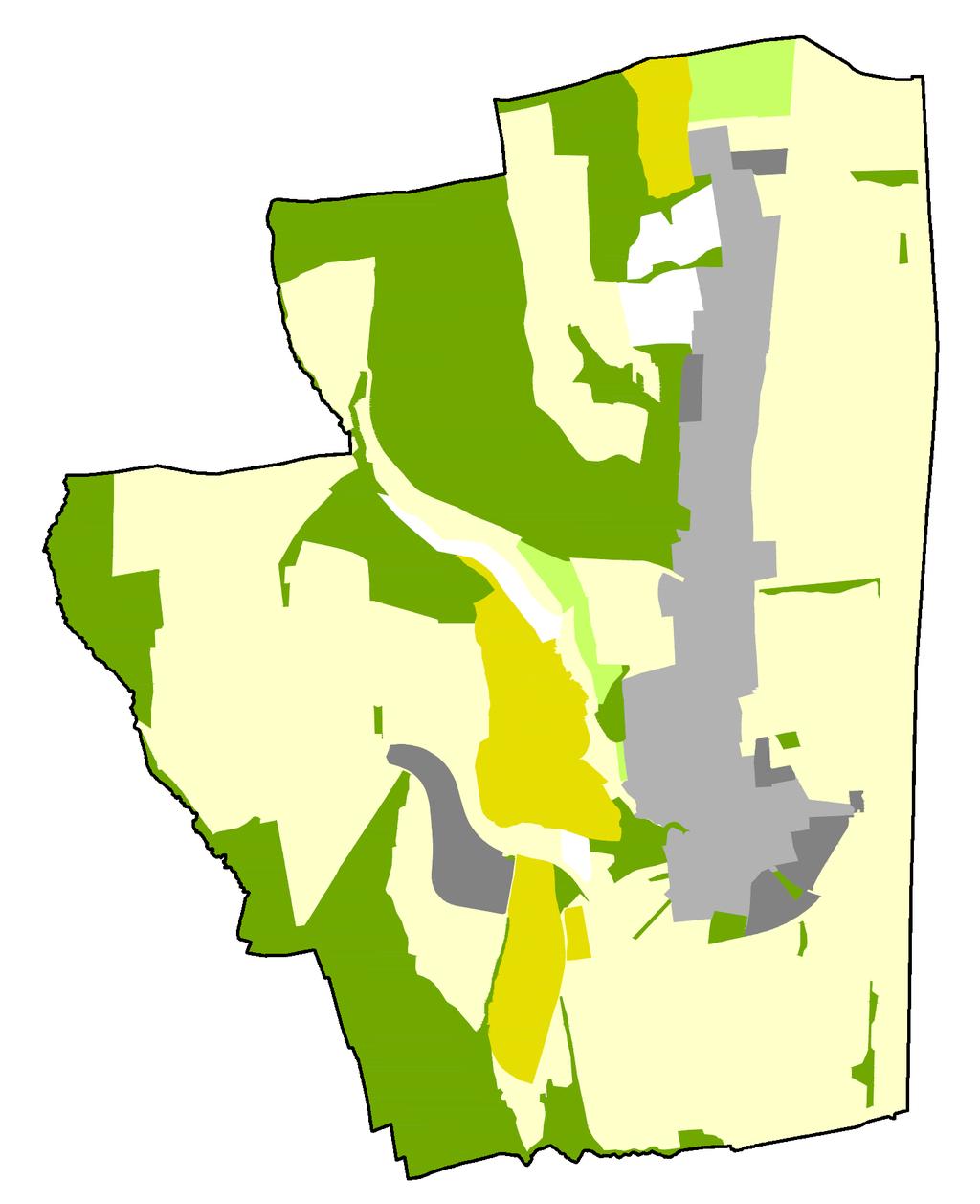 (h) Pontosított lehtárolás (h) TEIR dttól vló eltérés (%) U-1 Települési terület 235,14 223,51-4,94 U-2 Gzdsági terület 60,53 57,53-4,96 M-1