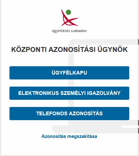 II. Cégjegyzékben szereplő cég regisztrációja Sikeres bejelentkezést követően a Cégkapu-regisztráció felület alapképernyője jelenik meg.