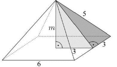 Valószínűségszámítás - megoldások a) A gúla oldallap magasságának kiszámításához Pitagorasz-tételt írunk fel: 2 2 5 = 4, majd a gúla magasságához újra 2 2 alkalmazzuk: m = 4 = 7 2,65 cm.