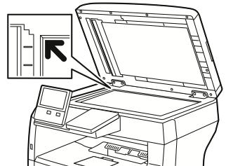 Xerox alkalmazások Használja a dokuüveget az egyoldalas lapokhoz, illetve az egymenetes, kétoldalas automatikus dokuadagolóba be nem tölthető papírokhoz.