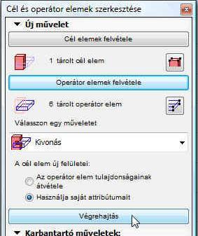 A legördíthető ablakban válasszuk a Minden élre illesztve sort, hogy a kivágás felső pereme az aktuális terepfelületet alkotó összes élre ráillessze az új pontok Z koordináta értékeit.