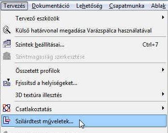 A tereppontok magassági irányú mozgatását 3D-s képen is megtehetjük, ekkor nem jelenik meg a magassági értéket bekérő ablak, hanem grafikusan látjuk mozgatás közben a pont helyzetét.
