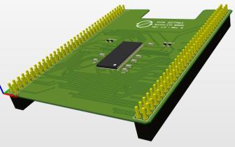 memóriát tartalmazó STM32 egység programozási sémája