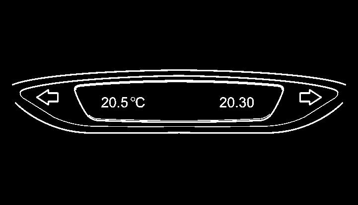 MÉRŐKÉSMÉRŐMŰSZEREK MEGJEGYZÉS Áttekintéshez lásd Utasfülke a 0. Ábrákkal ellátott tartalomjegyzék fejezetben, Műszerfal a 0. Ábrákkal ellátott tartalomjegyzék fejezetben, és Mérők ésmérőműszerek a 0.