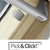 rögzíthető Az egyedi VELUX Pick&Click!