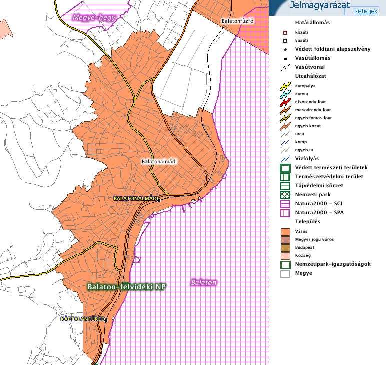 BALATONALMÁDI VÍZPART-REHABILITÁCIÓS TANULMÁNYTERV MÓDOSÍTÁSÁT MEGALAPOZÓ TERV 23 4. ÉRTÉKVÉDELMI ADOTTSÁGOK VIZSGÁLATA 4.1.