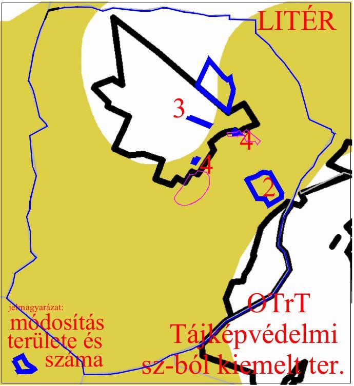 A település igazgatási területét és minden