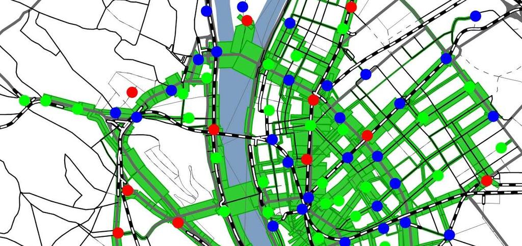 13 Mol-Bubi integráció Ráterhelés A VISUM sharing moduljának problémái Csak akkor kapcsolható a PT modellhez, ha az Time table based Egy Budapest méretű város esetén vállalhatatlanul nagy futás idők