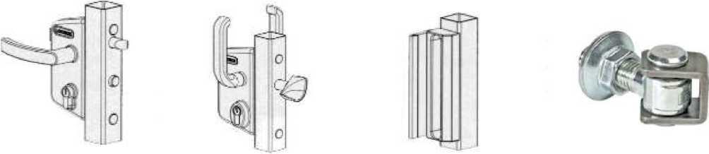 LOCINOX TARTOZÉKOK - KIÁRUSÍTÁS Ár Áfa nélkül (Ft/db) C376/M18 zsanér 49 C376/M20 zsanér 119 LAKQ 4040 U2L, zár 40-60mm profilhoz 19063 LAKZ 4040 P1L, zár 40mm profilhoz 1227 SAKL QF Alum