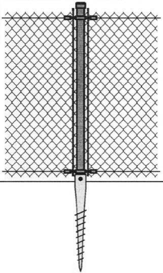 FÖLDCSAVAROK Földcsavarok ott használhatók fel, ahol tartós vagy ideiglenes kerítést szeretnénk telepíteni beton felhasználása nélkül.