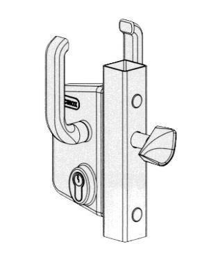 LOCINOX TARTOZÉKOK - KIÁRUSÍTÁS C376/M18 zsanér 123