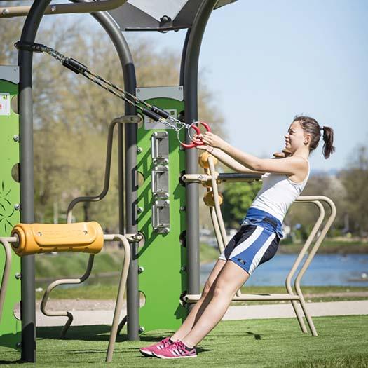 Kültéri fitneszparkok, szabadtéri edzőtermek A kültéri fitneszállomások felállításával fellendítethető a