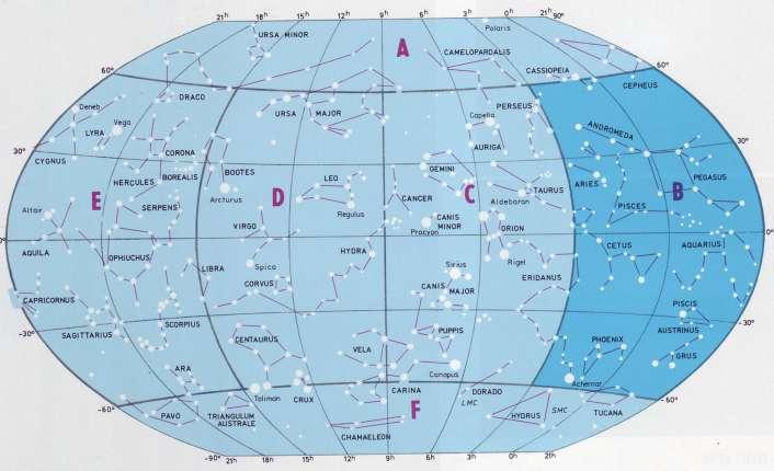 Őszi csillagképek 1. A csillagképeket általában négy csoportba szoktuk sorolni aszerint, hogy melyik az az évszak, amikor az illető csillagkép az éjszaka legnagyobb részében megfigyelhető.