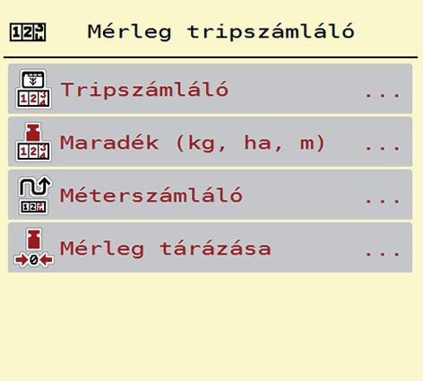 4 A AXIS EMC ISOBUS kezelése 4.8 Infó Az Info menüben információk jeleníthetők meg a vezérlőegységről. Ez a menü a készülék konfigurációjára vonatkozó információkat jeleníti meg.