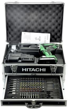 Termék Akkus fúró-csavarozó Hitachi 101 darabos klt.