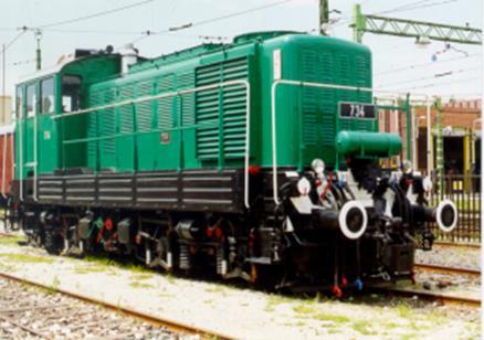 DL XVI típusú dízel-villamos mozdony Jellemző műszaki adatok Önsúly: 61,7 t Beszerzési idő: 1964.