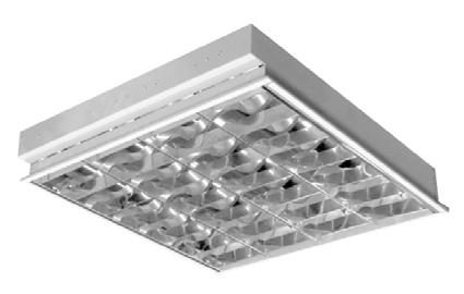 E-DELUX álmennyezeti/recessed álmennyezeti lámpatestek mûködtetôvel recessed luminaires with controlgear H E-DELUX álmennyezeti Az E DELUX álmennyezeti fénycsöves lámpatestek az optimális választást
