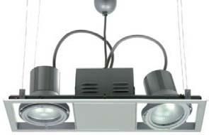 CARDAN 62250J 62450J függeszthető lámpatestek mûködtetôvel suspended luminaires with controlgear CARDAN 62250J 62450J A CARDAN 62250J és 62450J függesztett technikai lámpatestek fényforrásai a