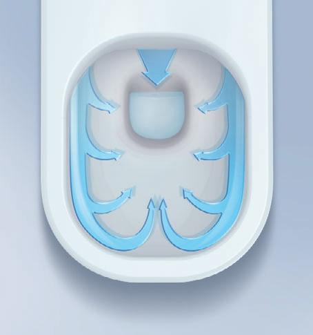 Értékelni fogja a rimless WC előnyeit nemcsak a közterületeken, hanem a saját fürdőszobájában is. A technológia és formatervezés egyedi fúziója rimless fali-wc ÚJ 8.2071.4.000.